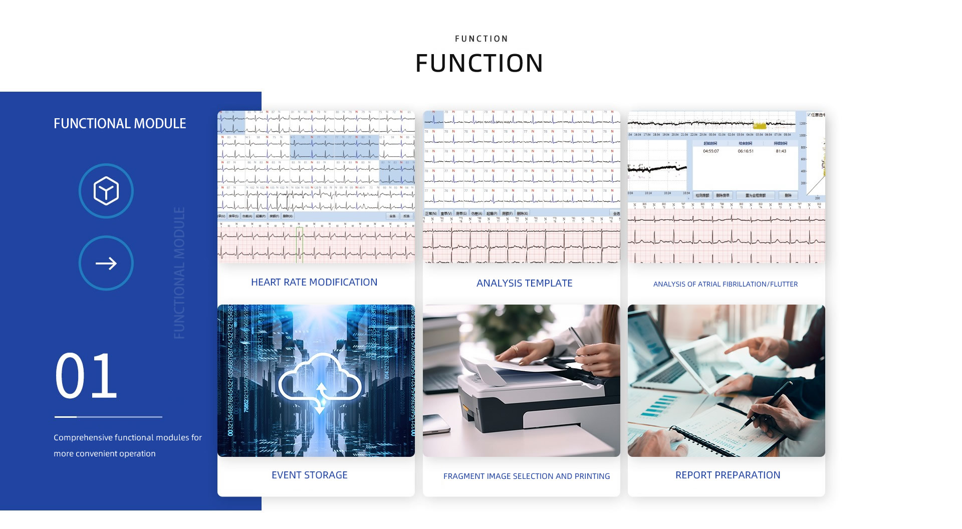 Dynamic ECG recording instrument Image 3