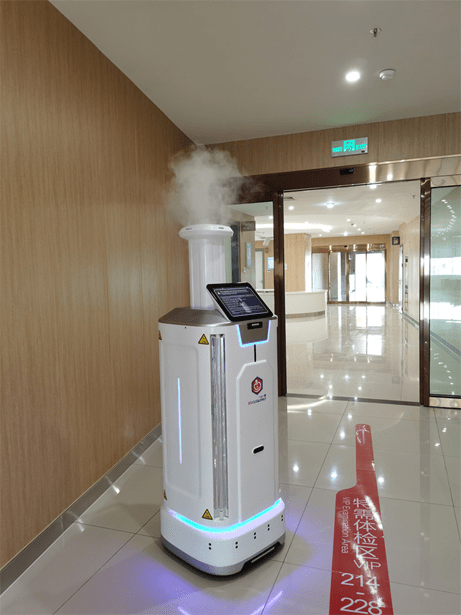 Intelligent disinfection robot has been launched in Karamay Central Hospital in Xinjiang(pic5)